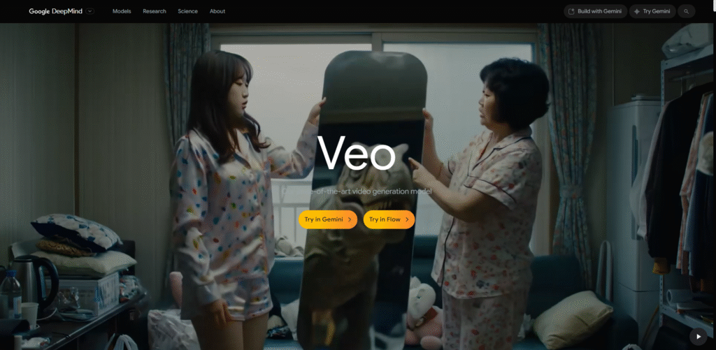 Unlock 1 Full Year of FREE Veo 3: The Ultimate AI Video Advantage for Students – Ready to Claim Yours? Veo 3 website image for google's deep mind